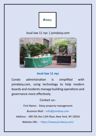 local law 11 nyc | joindaisy.com