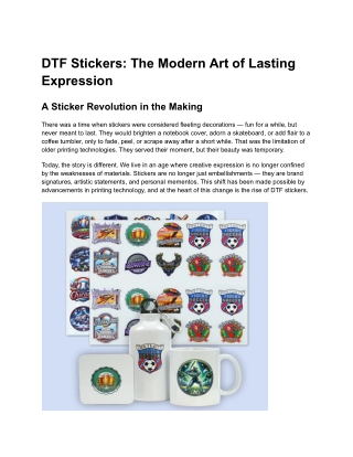 dtf stickers