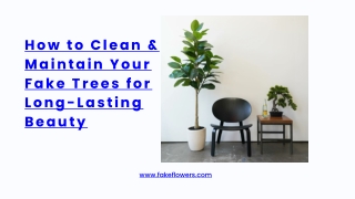 How to Clean & Maintain Your Fake Tree