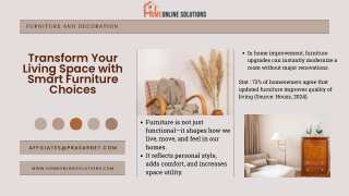 Transform Your Home with Smart Furniture Choices