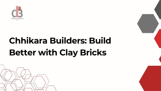 Timeless Strength with Clay Bricks by Chhikara Builders
