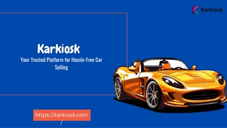 Buy and Sell Cars for Sale by Owner Easily with Karkiosk