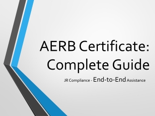AERB Certificate – Essential License for X-Ray Facilities in India
