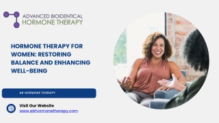 Hormone Therapy for Women Restoring Balance and Enhancing Well-being