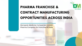 Contract Manufacturing Opportunities Across India