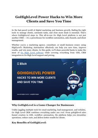 GoHighLevel Power Hacks to Win More Clients and Save You Time