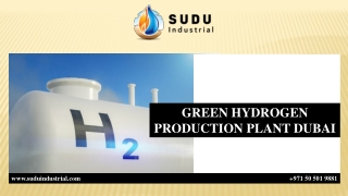 GREEN HYDROGEN PRODUCTION PLANT DUBAI