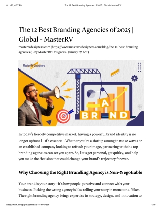The 12 Best Branding Agencies of 2025 _ Global - MasterRV