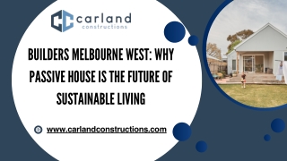Builders Melbourne West Why Passive House is the Future of Sustainable Living