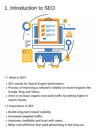 Understanding SEO Basics