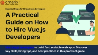 A Practical Guide on How to Hire Vue.js Developers