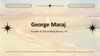 George Maraj - An Action-Oriented Leader - New York