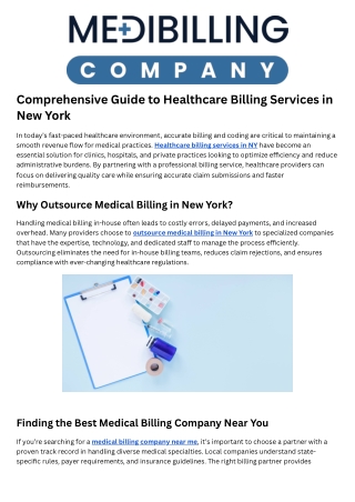 Medical Billing Company near Me
