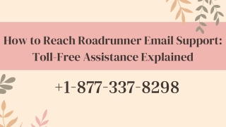 How to Get Immediate Help from Roadrunner Tech Support