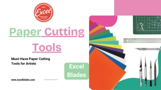 Must have Paper Cutting Tools