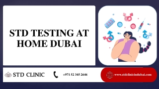 STD TESTING AT HOME DUBAI