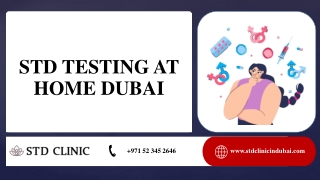 STD TESTING AT HOME DUBAI