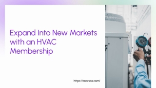 Expand Into New Markets with an HVAC Membership
