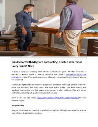 Why Magnum Contracting Leads in Underground Utility Construction Projects