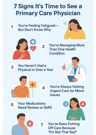 7 Signs It’s Time to See a Primary Care Physician