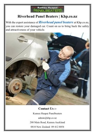 Riverhead Panel Beaters  Khp.co.nz