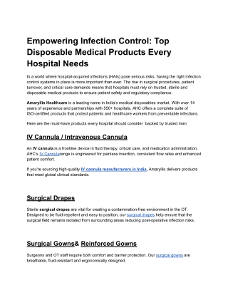 Amaryllis Healthcare