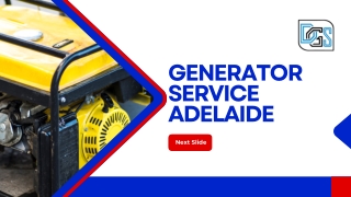 Generator service adelaide
