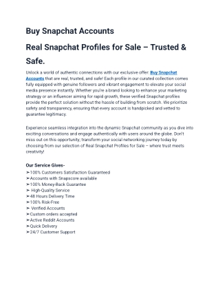 12 Best Places to Buy Snapchat Accounts