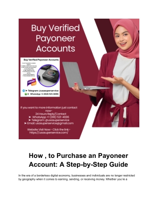 How , to Purchase an Payoneer Account_ A Step-by-Step Guide