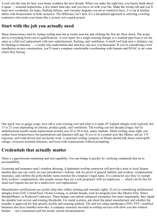 How to Choose the Right Roofing Company for Your Home