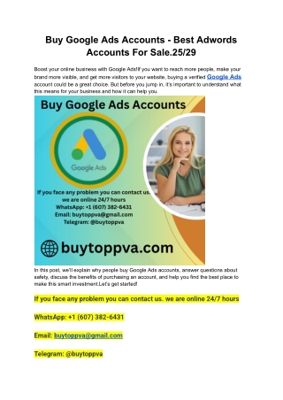 Buy Google Ads Accounts - Best Adwords Accounts For Sale.25_29
