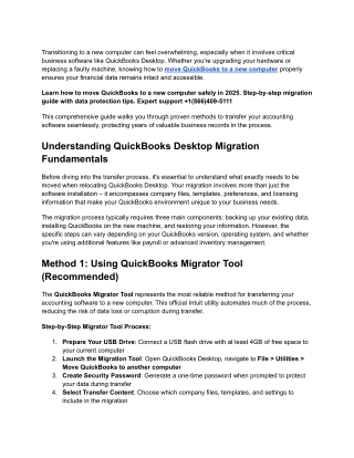 QuickBooks Desktop Migration Guide 2025_ Seamless Transfer Steps