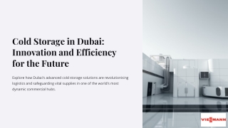 Premium Cold Room Solutions in Dubai | Installation & Repair