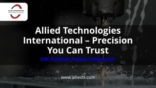 High-Quality CNC Precision Turned Components for Every Industry