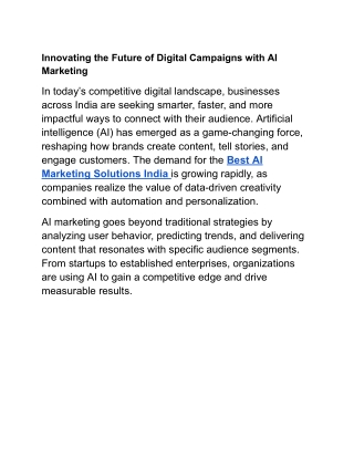 ai marketing company jaipur india