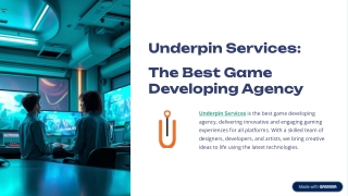 Underpin Services | Digital Marketing Agency for Brands & Gaming Businesses