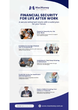 Secure Your Future with MacMoney – Retirement Planning You Can Trust