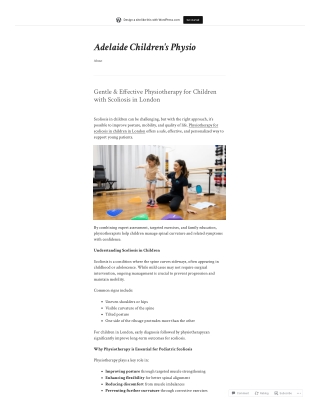 Gentle & Effective Physiotherapy for Children with Scoliosis in London