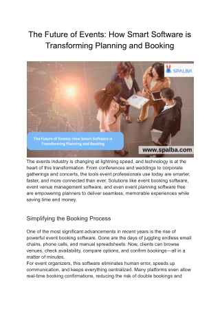 The Future of Events_ How Smart Software is Transforming Planning and Booking
