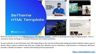 Versatility with Popular & User Friendly Wordpress Themes with BeTheme.PPTX