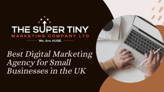 Best Digital Marketing Agency for Small Businesses in the UK