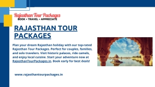 Rajasthan Tour Packages