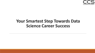 Your Smartest Step Towards Data Science Career Success