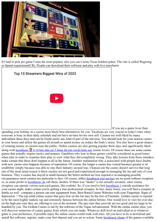 Switching To Online Bingo