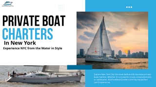 Private Boat Charters in New York