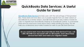 Expert QuickBooks Data Services for Accurate Financials