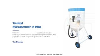 Trusted Shot Blasting Machines by Airo Shot Blast India
