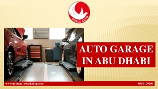 AUTO GARAGE IN ABU DHABI