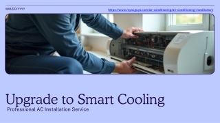 Upgrade to Smart Cooling with AC Installation Service