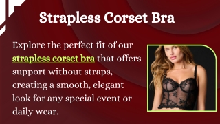Strapless Corset Bra